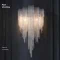 Modern Aluminum Chain Tassel Wall Sconce - Camilalamps - ILM0592