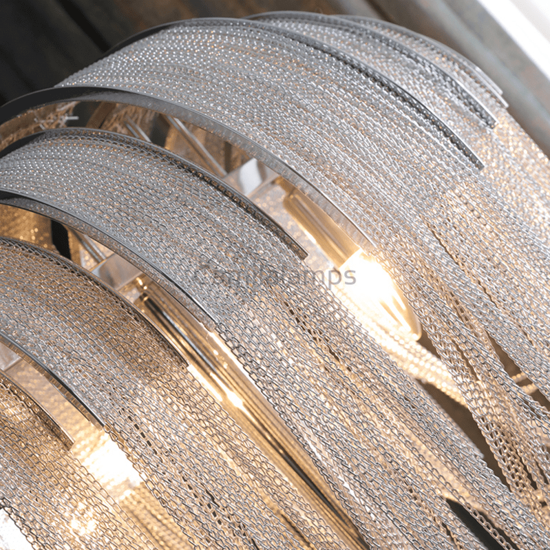 Modern Aluminum Chain Tassel Wall Sconce - Camilalamps - ILM0592