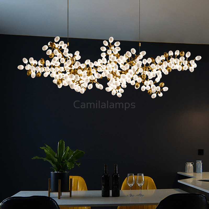 Modern Artistic Linear Elegant Grape Extra Large Chandelier - Camilalamps - CA - 0024