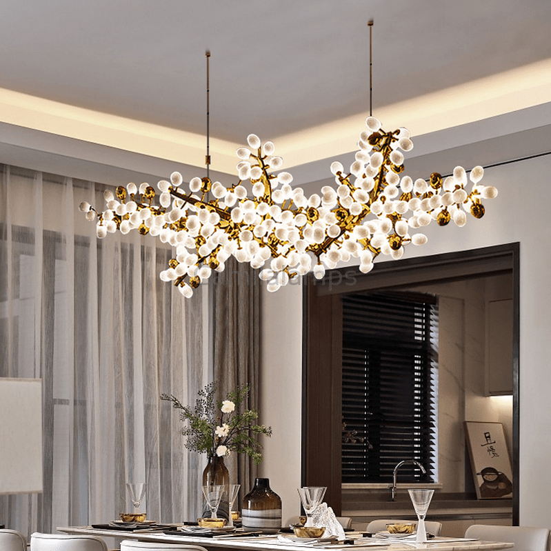 Modern Artistic Linear Elegant Grape Extra Large Chandelier - Camilalamps - Ca-10024