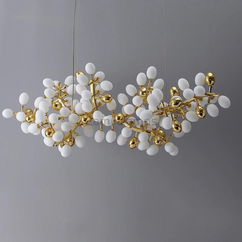 Modern Artistic Linear Grape Chandelier - Camilalamps - CA - 0021