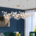 Modern Ceramic Ginkgo Chandelier - Camilalamps - ILC0689