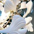 Modern Ceramic Ginkgo Chandelier - Camilalamps - ILC0688
