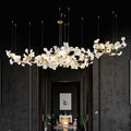 Modern Creative Ginkgo Linear Chandelier - Camilalamps - ILC1024