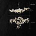 Modern Creative Ginkgo Linear Chandelier - Camilalamps - ILC1024