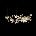 Modern Creative Ginkgo Linear Chandelier - Camilalamps - ILC1022
