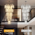 Modern Crystal Chandelier, 47.2