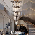 Modern Crystal Chandelier, 47.2