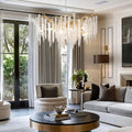 Modern Crystal Chandelier, 47.2
