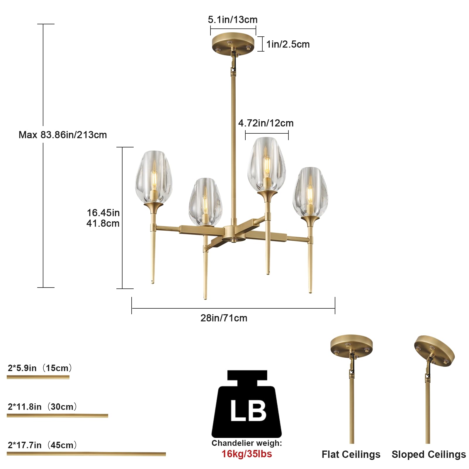 Modern Crystal Chandelier 6 Lights Brass, 42in Gold Round K9 Crystal Chandelier,Pendant Ceiling Light for Dining Living Room Bedroom Entryway, E12 Bulbs Included - Camilalamps - B0DNYPBD7W