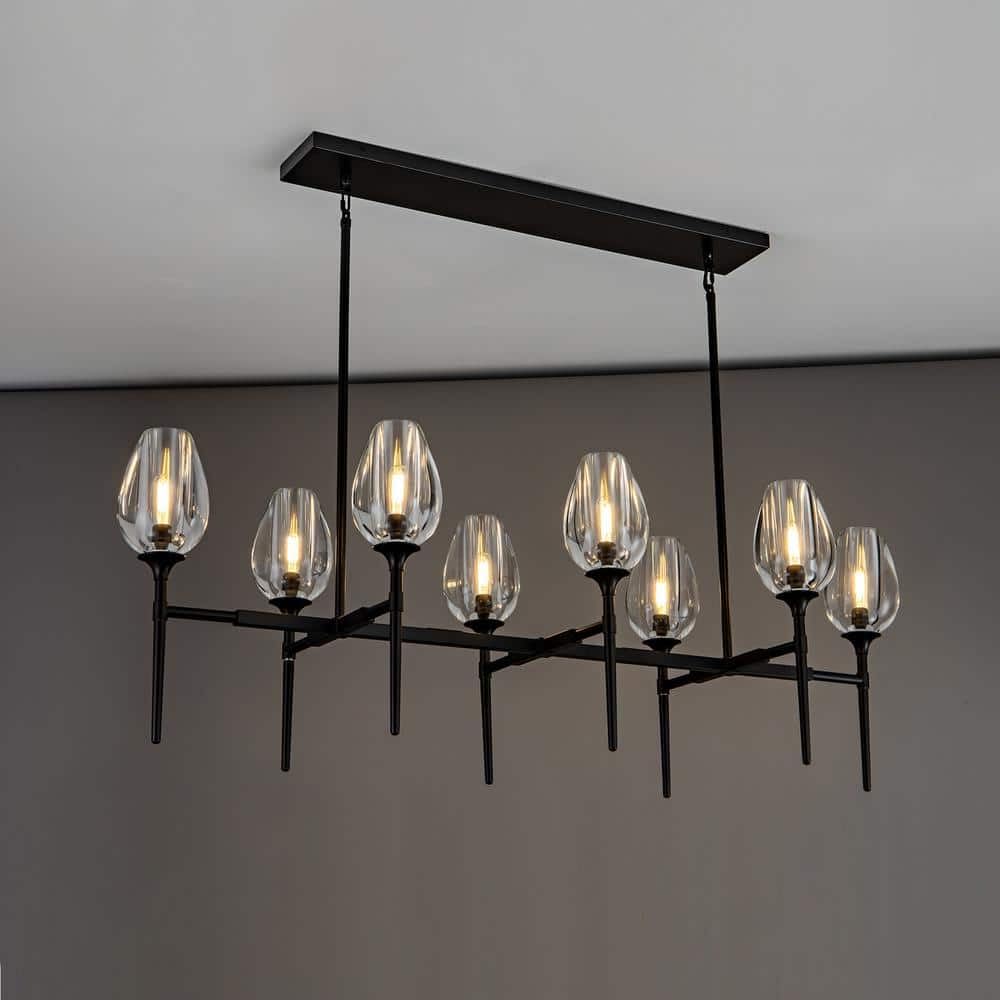 Modern Crystal Chandelier 6 Lights Brass, 42in Gold Round K9 Crystal Chandelier,Pendant Ceiling Light for Dining Living Room Bedroom Entryway, E12 Bulbs Included - Camilalamps - B0DNYQJ4SN