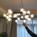 Modern Glass Round Chandelier For Living Room - Camilalamps - Caa-11Z0090