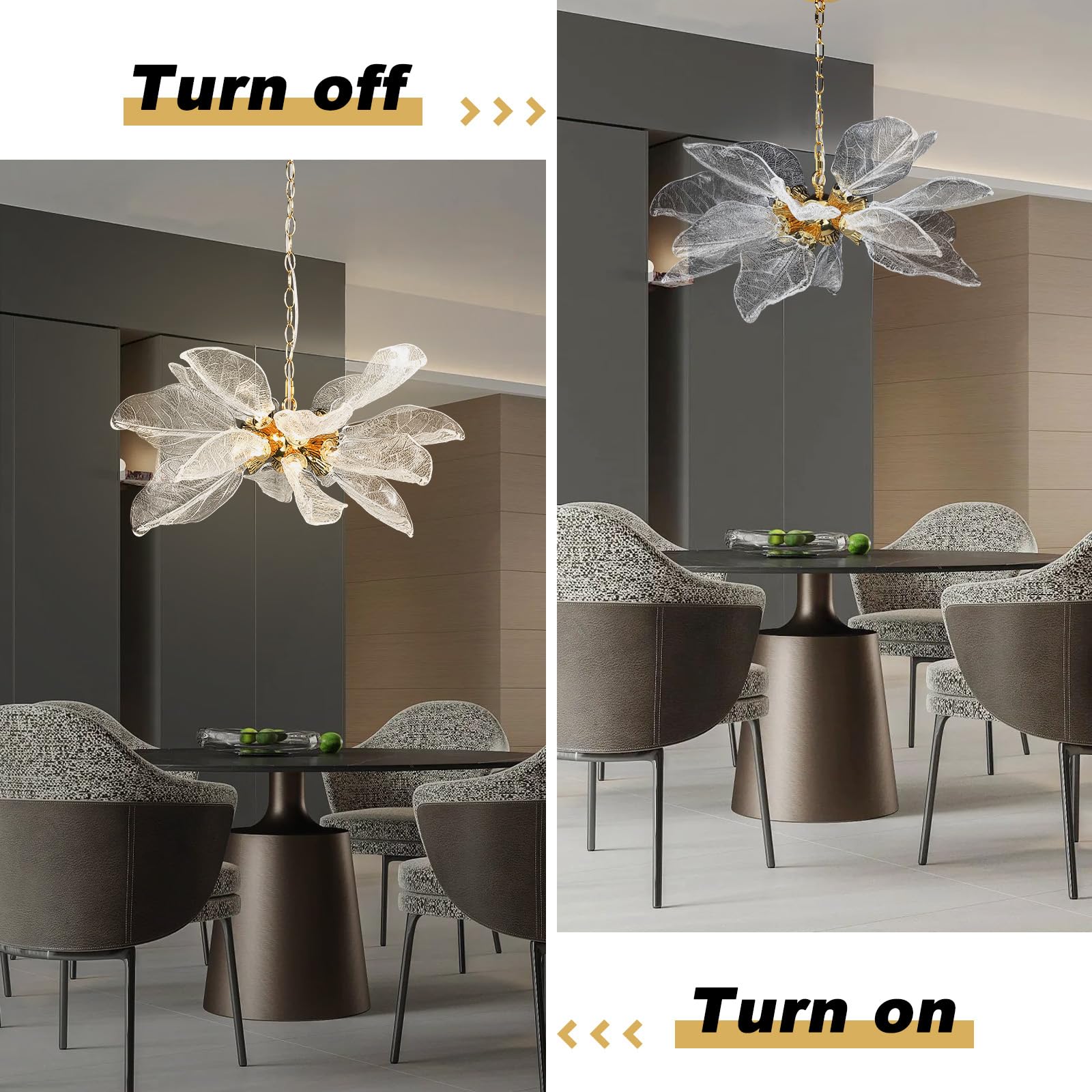 Modern Gold Staircase Chandelier, H78 Large Chandelier for High Ceilings,20 - Lights Staircase Pendant Light W/LED Double Light Source,Platinum Leaf Long Hanging Light for Foyer Entryway - Gold - Camilalamps - B0DWK929Q1