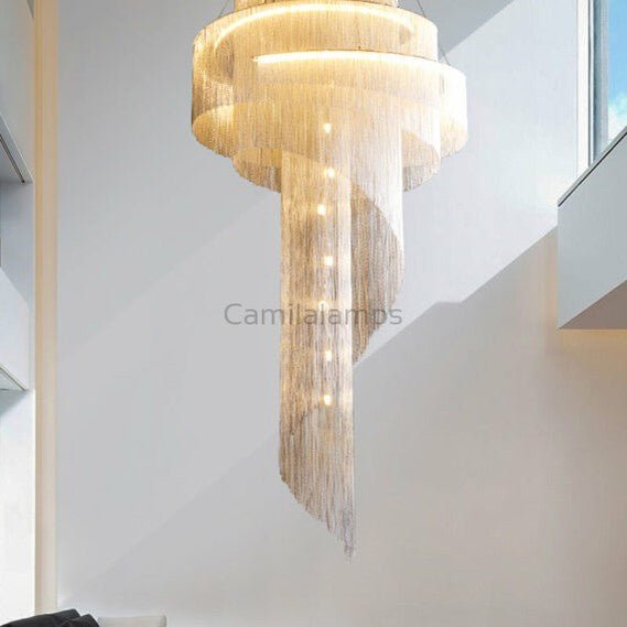 Modern Grand Chain Tassel Chandelier - Camilalamps - Tassel - 0058