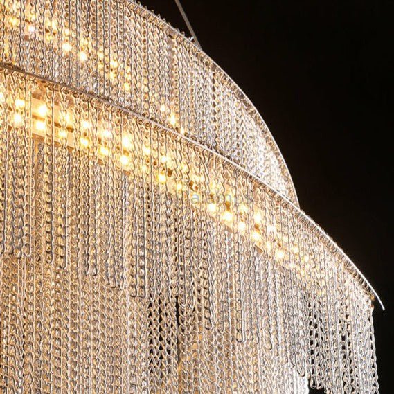 Modern Grand Chain Tassel Chandelier - Camilalamps - Tassel - 0058