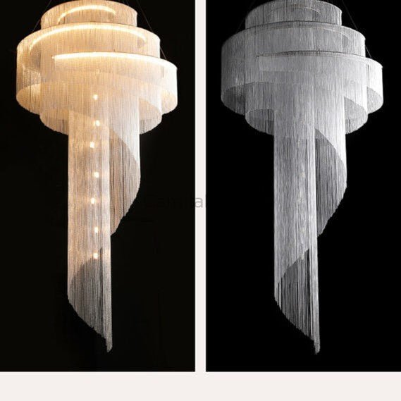 Modern Grand Chain Tassel Chandelier - Camilalamps - Tassel - 0058