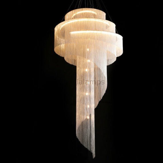 Modern Grand Chain Tassel Chandelier - Camilalamps - Tassel - 0059