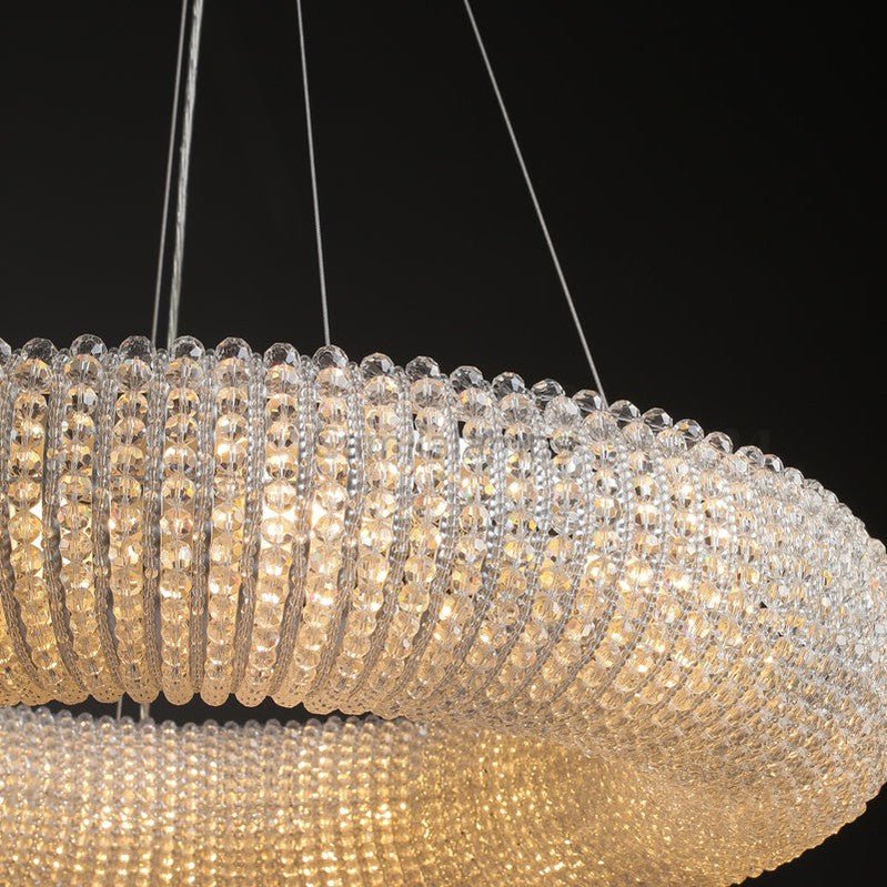 Modern Halo Round Chandelier - Camilalamps - CAM1593
