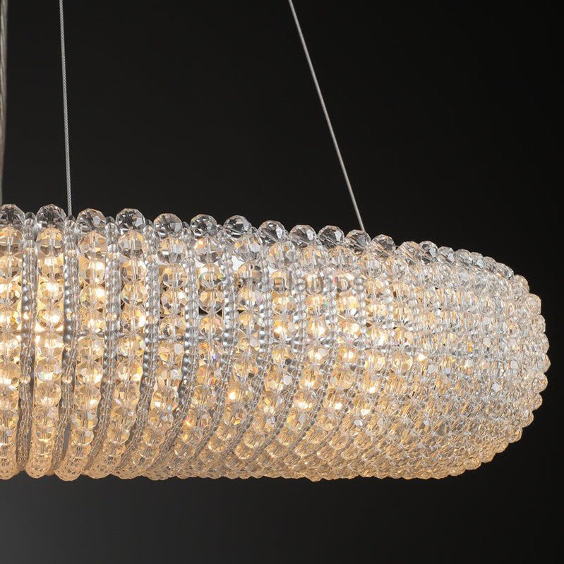 Modern Halo Round Chandelier - Camilalamps - CAM1593