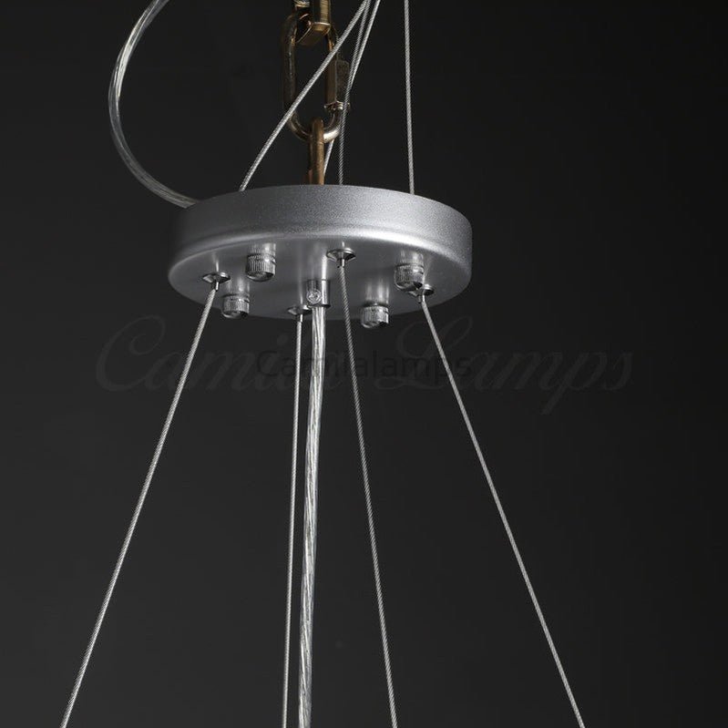 Modern Halo Round Chandelier - Camilalamps - CAM1593