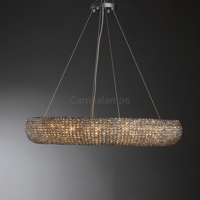 Modern Halo Round Chandelier - Camilalamps - CAM1592
