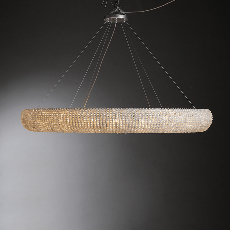 Modern Halo Round Chandelier - Camilalamps - CAM1593