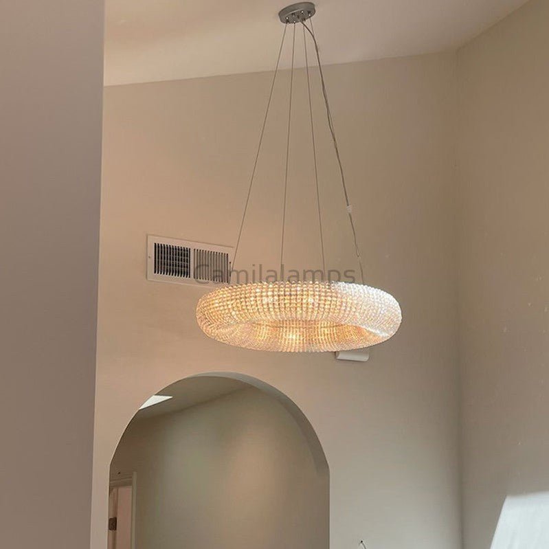 Modern Halo Round Chandelier - Camilalamps - CAM1589
