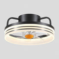 Modern LED Flush Mount Ceiling Fan Light 13