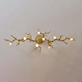 Modern Linear Glass Ball Branch Semi Flush Chandelier - Camilalamps - SID - 1007