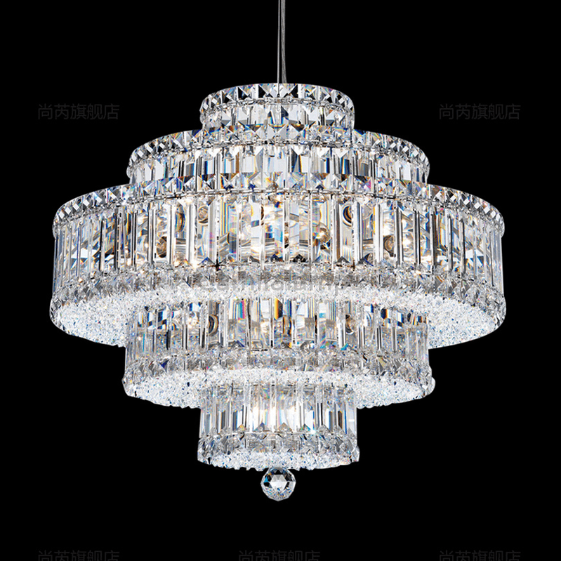 Modern Luxury Layered Crystal Chandelier - Camilalamps - ILM0670
