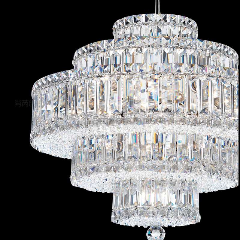 Modern Luxury Layered Crystal Chandelier - Camilalamps - ILM0670