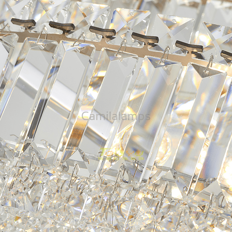 Modern Luxury Layered Crystal Chandelier - Camilalamps - ILC0670
