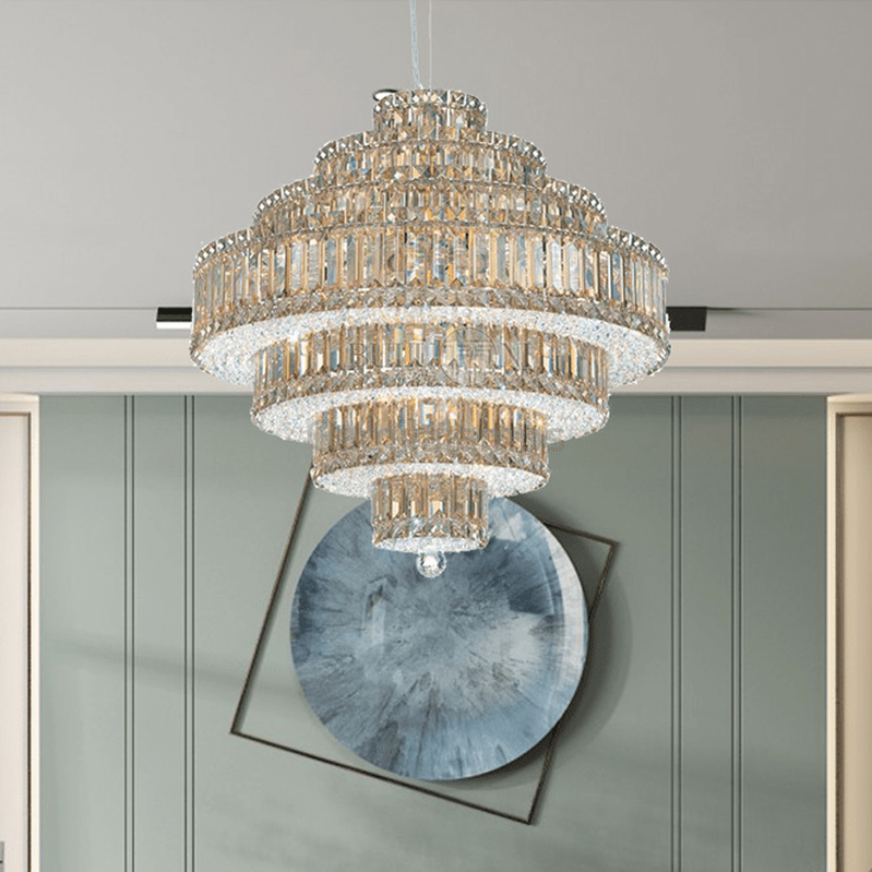 Modern Luxury Multi - layer Crystal Chandelier - Camilalamps - ILC0671