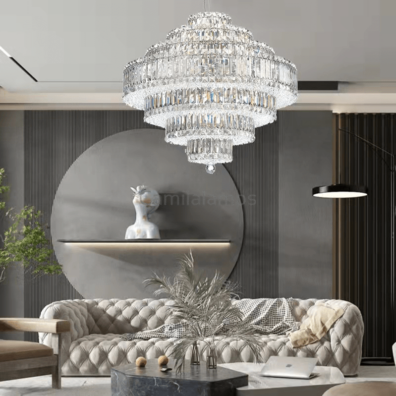 Modern Luxury Multi - layer Crystal Chandelier - Camilalamps - ILC0672