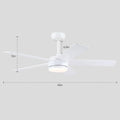 Modern Recessed Ceiling Fan Light - Camilalamps - CA - 8228 - 46CW - DD