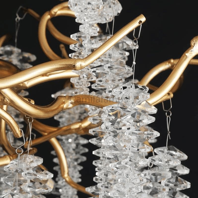 Modern Snowflake Crystal Branch Chandelier - Camilalamps - CA - ILM1263