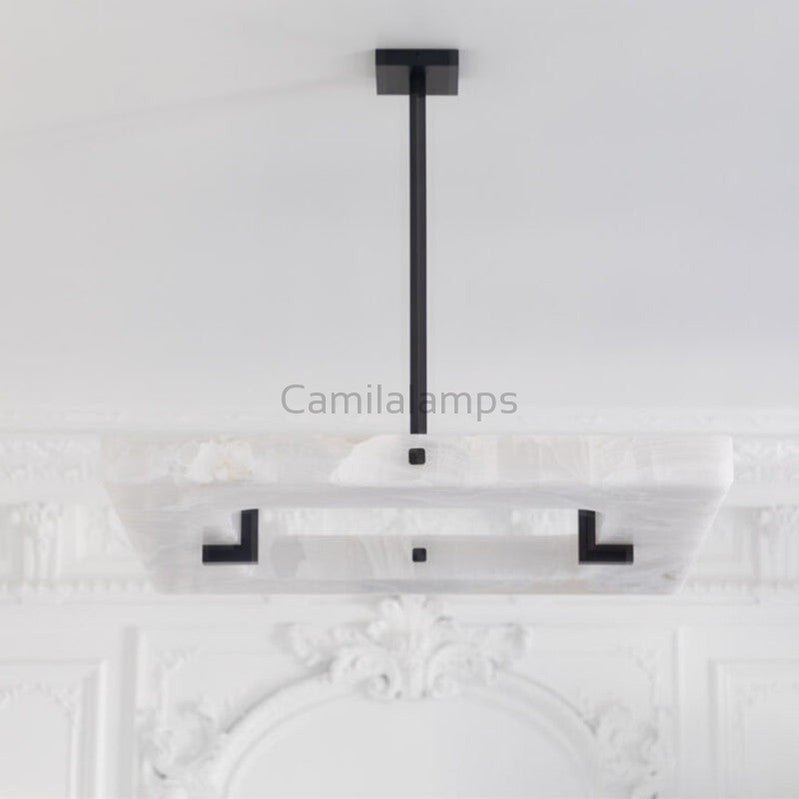 Modern Square Alabaster Chandelier - Camilalamps - Moder - 1311 - 1
