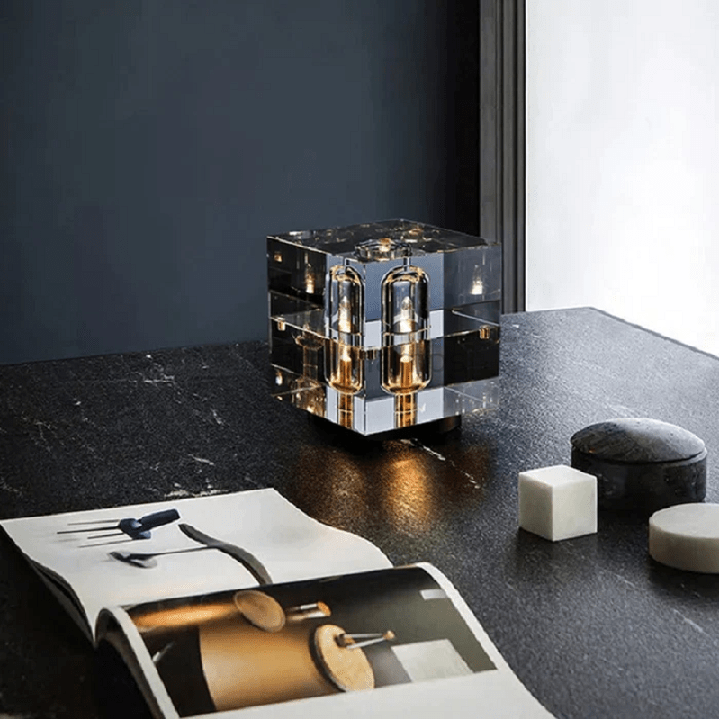 Modern Square Crystal Table Lamp - Camilalamps - ILM1129