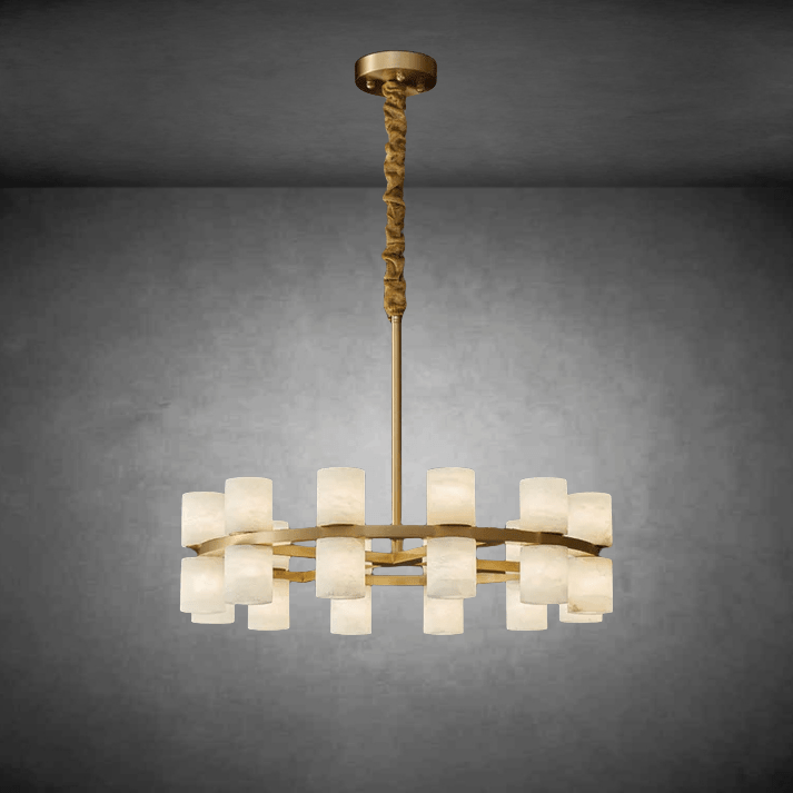 Modern Tabitha Alabaster Chandelier - Camilalamps - CAA - 1Z0191