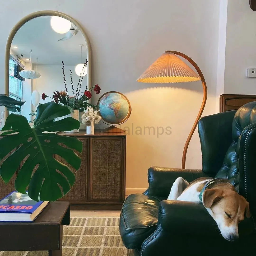 Modern Wooden Floor Lamp - Camilalamps - CA-MWFL003