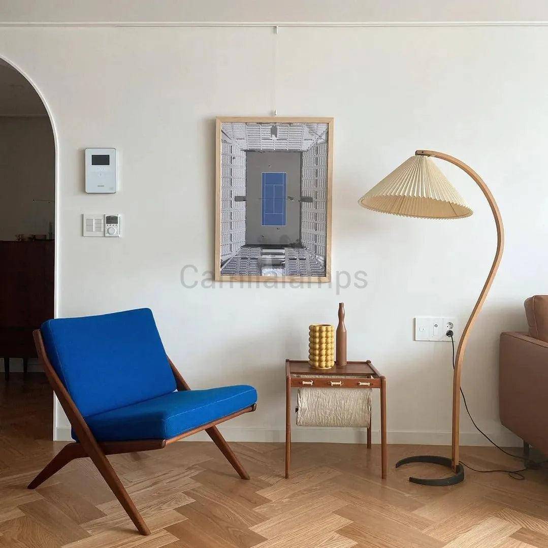 Modern Wooden Floor Lamp - Camilalamps - CA-MWFL003
