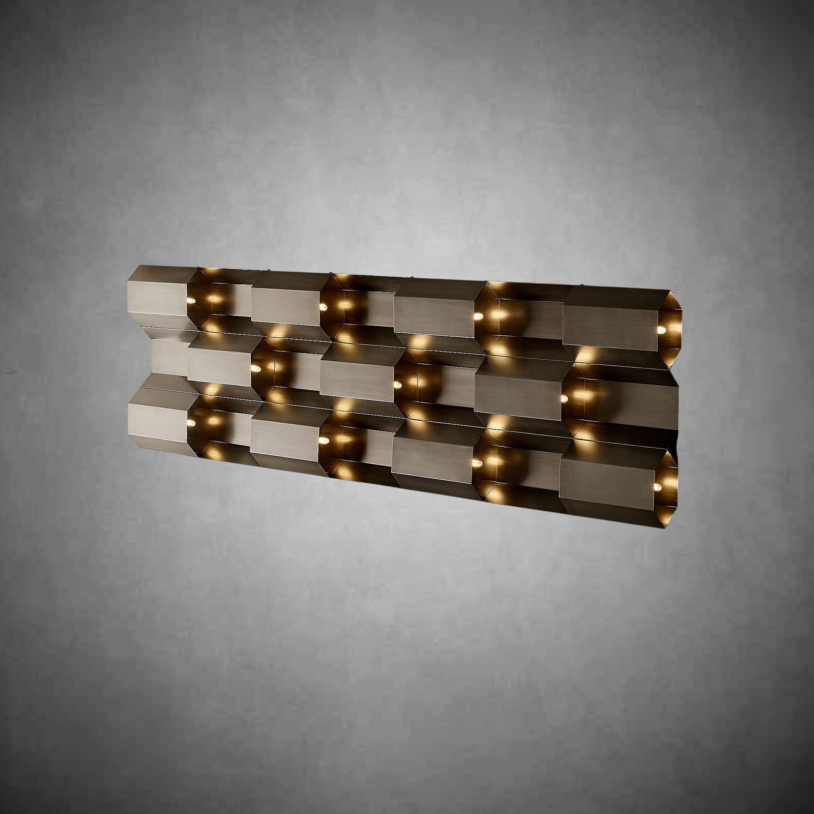 Modernist Metal Grid Sconce - Camilalamps - CAARHWS - 2561602