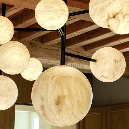 Mogan Modern Alabaster Pendant Light for Kitchen Island - Camilalamps - Mogan - 489 - 1