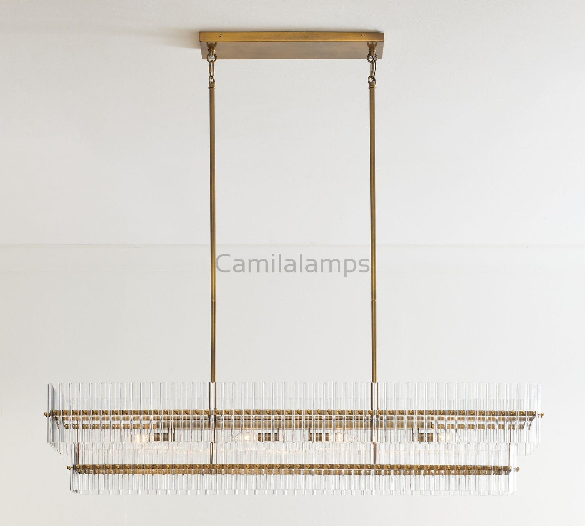 Molly Crystal Linear Chandelier - Camilalamps - COL-11