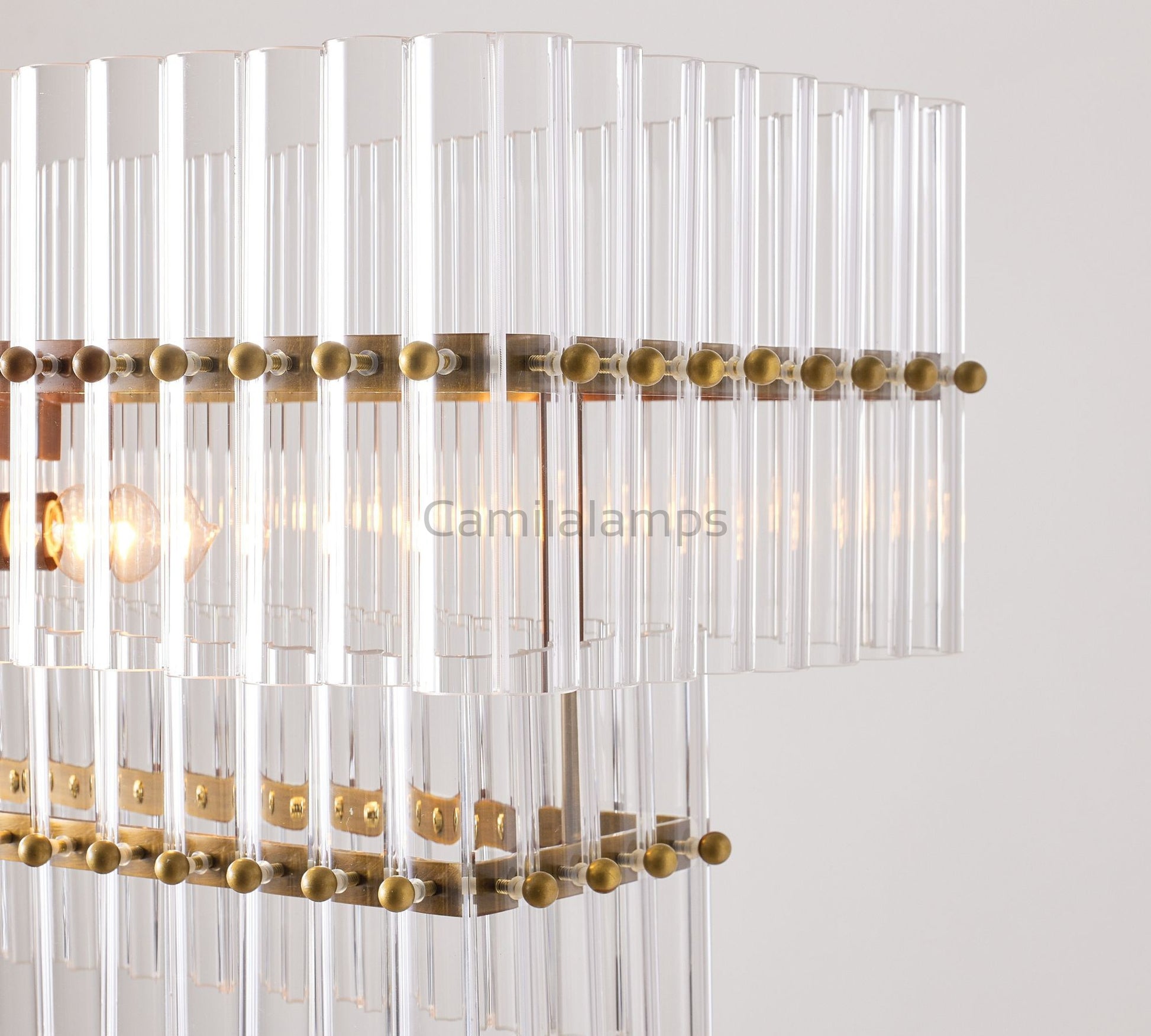 Molly Crystal Linear Chandelier - Camilalamps - MOL - 1