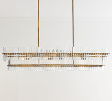Molly Crystal Linear Chandelier - Camilalamps - COL-11
