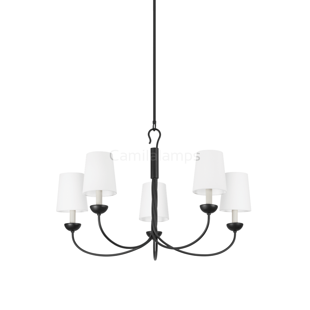 Montpelier Clear Functional Design Chandelier - Camilalamps - 5305-1aI