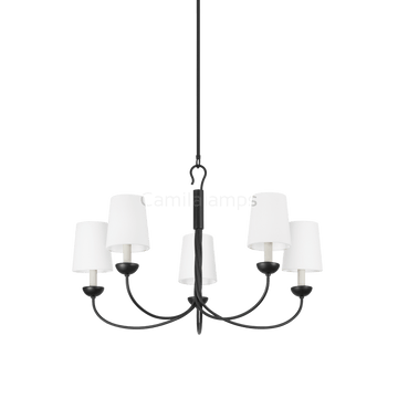 Montpelier Clear Functional Design Chandelier - Camilalamps - 5305-1aI
