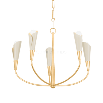 Montrose Clear Functional Design Chandelier - Camilalamps - 3155-1VGL/SSD