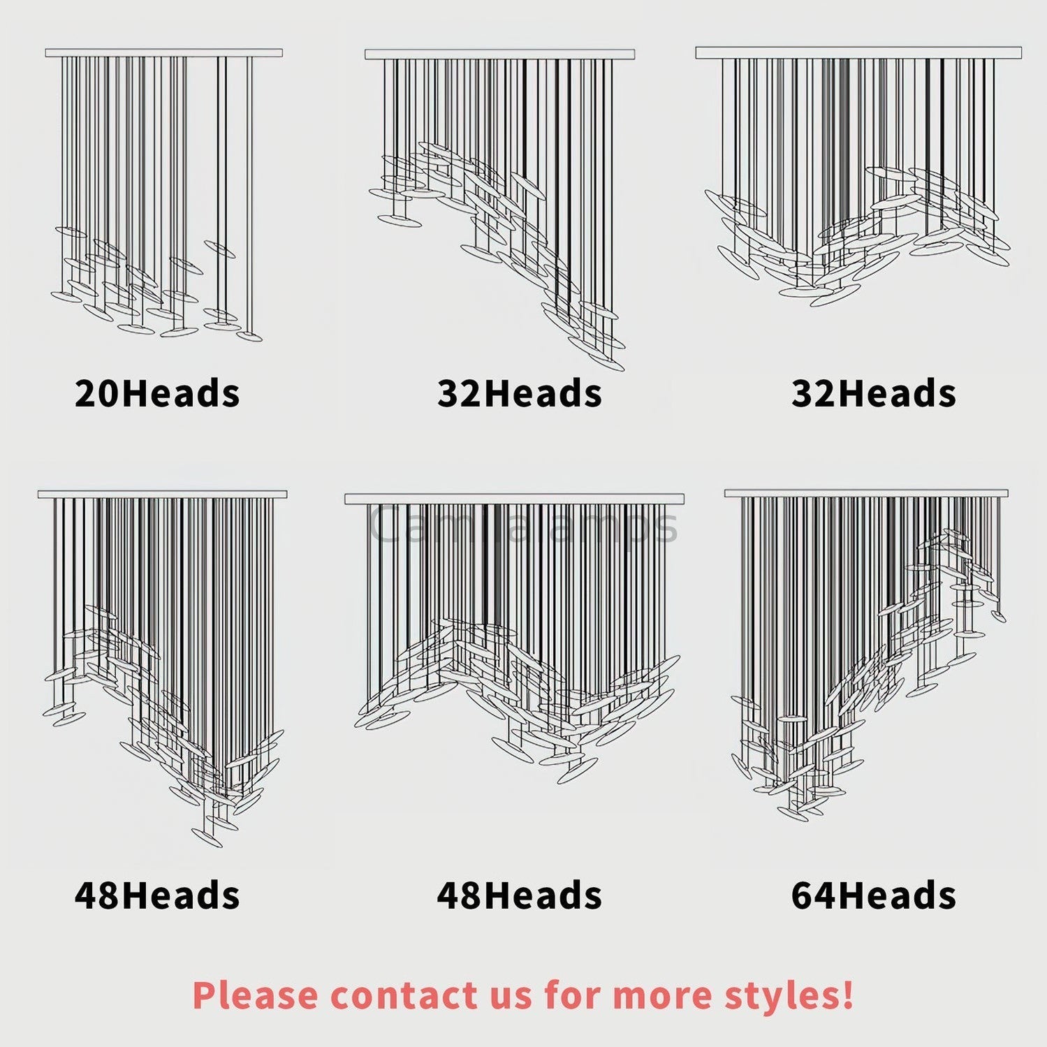 Moonlight Whispers Chandelier - Camilalamps - VKC7-1240523-102